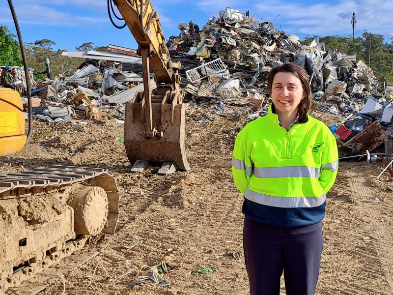 Rebecca Tempest at Blaxland Resource Recovery and Waste Management Facility